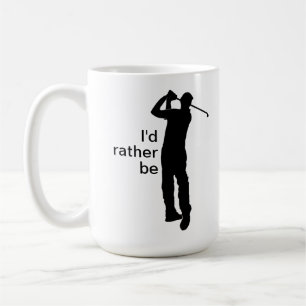 Ik zou liever Golfing zijn Koffiemok
