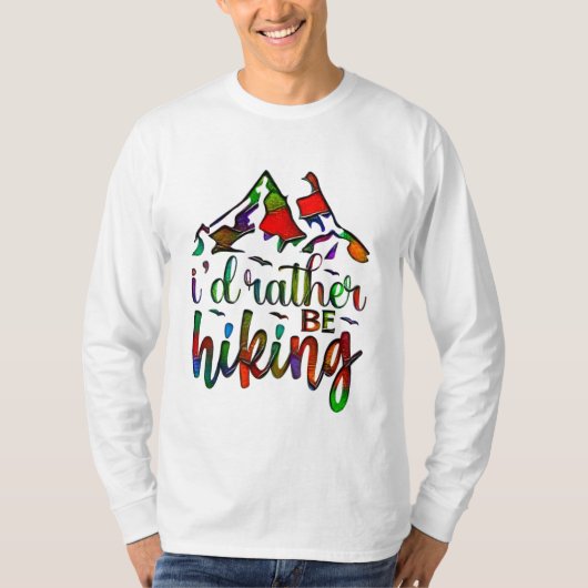 Ik zou liever grappige trekkers citeren van T-Shir T-shirt (Voorkant)