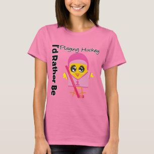 Ik zou liever Hockey spelen T-shirt