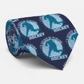 Ik zou liever Hockey Stropdas spelen (Opgerold)