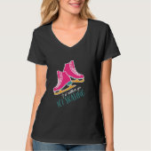Ik zou liever Ice Skating Funny Caaf Skaters zijn T-shirt (Voorkant)