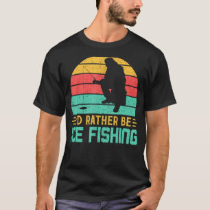 Ik zou liever Ice zijn die grappige Retro vis Vis T-shirt