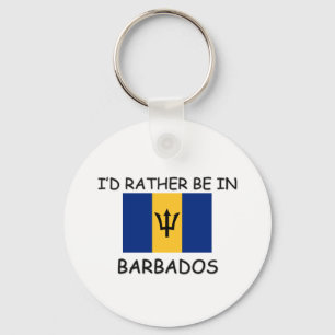 Ik zou liever in Barbados zijn Sleutelhanger