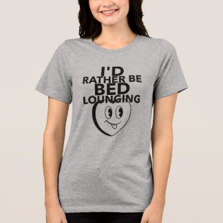 IK ZOU LIEVER IN BED LOUNGEN T SHIRT