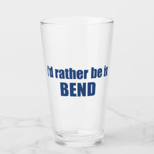 Ik zou liever in Bend Oregon zijn. Glas