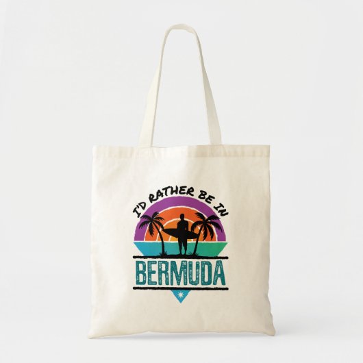 Ik zou liever in Bermuda zijn Tote Bag (Voorkant)