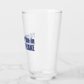 Ik zou liever in Big Beer Lake California zijn Glas (Links)