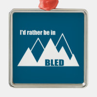 Ik zou liever in Bled Slovenie Mountain zijn