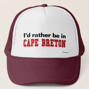 Ik zou liever in Cape Breton zijn Trucker Pet