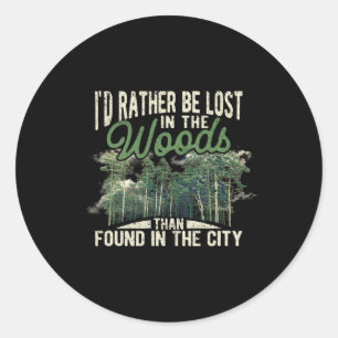 Ik zou liever in de Bossen verloren zijn dan in de Ronde Sticker