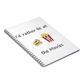 Ik zou liever in de film zijn notitieboek