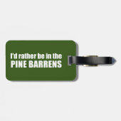 Ik zou liever in de pijnbomen zitten bagagelabel (Achterkant horizontaal)