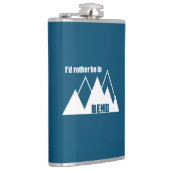 Ik zou liever in het Bend Oregon-gebergte zijn Heupfles (Rechts)