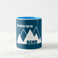 Ik zou liever in het Bend Oregon-gebergte zijn