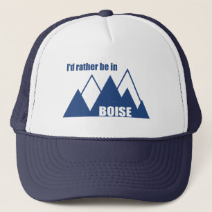 Ik zou liever in het Boise Idaho-gebergte zijn Trucker Pet