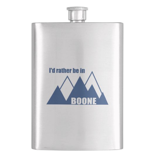 Ik zou liever in het Boone North Carolina gebergte Flacon (Voorkant)
