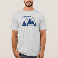 Ik zou liever in het Boone North Carolina gebergte