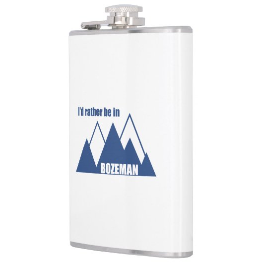 Ik zou liever in het Bozeman Montana-gebergte zijn Heupfles (Links)