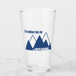 Ik zou liever in het Noord-Cascadengebergte zijn Glas