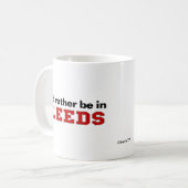 Ik zou liever in Leeds zijn Koffiemok (Voorkant links)