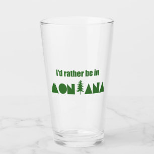 Ik zou liever in Montana zijn Glas