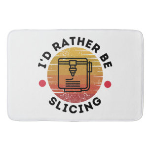 Ik zou liever in plakjes snijden badmat
