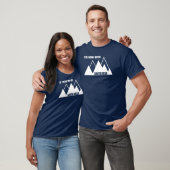 Ik zou liever in Santa Rosa California Mountain zi T-shirt (Unisex)