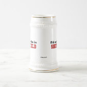 Ik zou liever in Sheffield zijn Bierpul (Center)