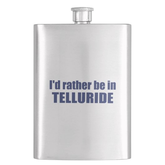 Ik zou liever in Telluride zijn Flacon (Voorkant)