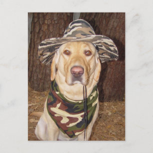 Ik zou liever jagen briefkaart