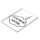 Ik zou liever jagen notitieboek (Linkerzijde)