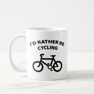 Ik zou liever koffie Mok fietsen