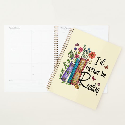 Ik zou liever lezen planner (Display)