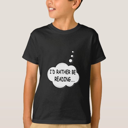 Ik zou liever lezen t-shirt (Voorkant)