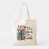 Ik zou liever lezen tote bag (Achterkant)