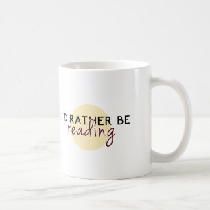 Ik zou liever lezen - voor boekenovers koffiemok