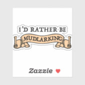 Ik zou liever mudlaring zijn sticker (Vel)