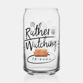Ik zou liever naar FRIENDS™ kijken Blikvorm Glas (Voorkant)