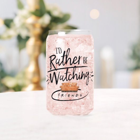 Ik zou liever naar FRIENDS™ kijken Blikvorm Glas (Insitu (Huwelijk))