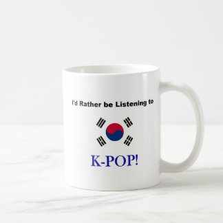 Ik zou liever naar KPOP luisteren! Koffiemok