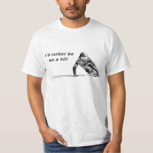 Ik zou liever op een heuvel wit zijn t-shirt