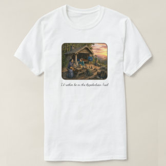 Ik zou liever op het Appalachian Trail tshirt zijn