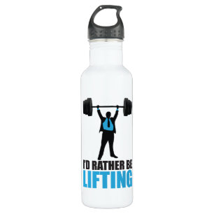 Ik zou liever optillen - Bodybuilding Waterfles