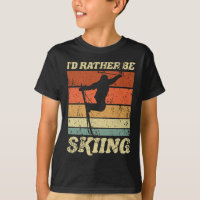 Ik zou liever Retro Skier  Ski gaan snuiven