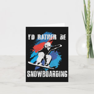 Ik zou liever snowboarden voor snowboarder en boa kaart