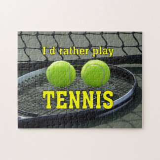 Ik zou liever Tennis spelen Legpuzzel