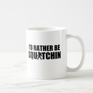 Ik zou liever vierkant zijn! koffiemok