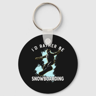 Ik zou liever wintersport-Mannen zijn W Sleutelhanger