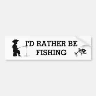 Ik zou liever worden Gevist Bumpersticker
