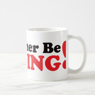 Ik zou liever worden Gevist - Rood Koffiemok